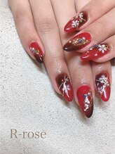 アールローズ(R-rose)/和柄ネイル￥10980