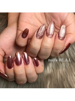ネイルズリアル(nail's REAL)/ちぐはぐネイル