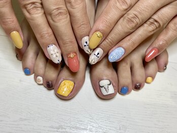 ネイル スパ ココプラス(Nail spa Cocoplus)/タイルネイル×モロッカンネイル