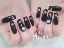 エリナネイルサロン池袋(Alina Nail Salon)/ハートパンチネイル