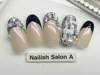 ネイリッシュサロン エー(Nailish Salon A)/ツイードネイル