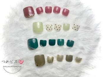 つめピス/フット定額ネイル