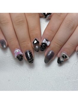 ビューティマーケット アングゥ(BEAUTY MARKET ungu)/シアーブラック×ゼブラ