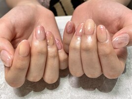 桃ネイル