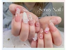 センシー ネイル スタジオ(Sensy Nail Studio)/持込デザインのスカルプ長さ出し