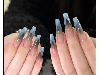ジュジュネイルサロン 渋谷(JUJU NAIL SALON)/斜めフレンチ