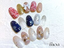 モア(moa)/クリスマス　ツイード　結晶