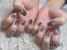 ツイード　チェーン　フラッシュ