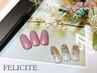 【ワンカラー/ラメグラ】丁寧ケア、オフ込◆¥5500