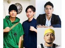 有名ファッションモデル＆格闘技チャンピオンが多数来店！