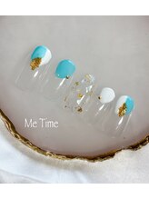 ミータイム(Me Time)/ぬりかけネイル/夏ネイル