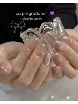 クリアージュ(Clearge)/定額◇パープルnail
