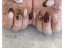 フィオル(FIOLE)/秋ネイル
