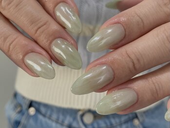 パステルグリーン オーロラ