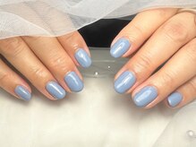 ルミエールサント(lumiere sainte)/涼しげ寒色ワンカラーネイル