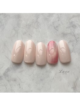 ネイルサロンリュクス (nailsalon Luxe)/桃ネイル