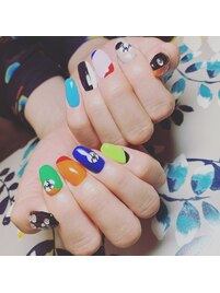 超個性派ネイル