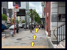 アンフィトーキョウ 表参道店(AMPHI TOKYO)の雰囲気（そのまま真っ直ぐ30秒）