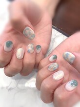 ハーティーネイル hearty nail 溝の口店/ニュアンスネイル/もやもや