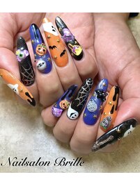 ハロウィンネイル