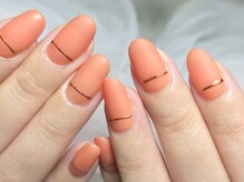 セブンセッテネイル(7.sette_nail)/マット×ミラーネイル