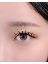 She's lash 渋谷店【パリジェンヌ/まつげパーマ/マツエク/眉毛/アイブロウ/パリエク】/束感マツエク☆Lカール