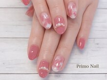 プリモネイル(PrimoNail)/ふんわりタイダイアート