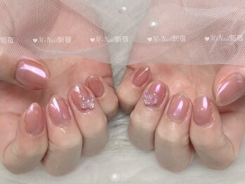 エムプラスネイル 新宿(M+Nail)/オーロラネイル