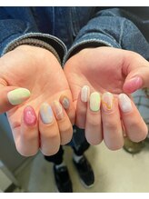 ユージューネイルルーム(UJU nail room)/パステルグミネイル