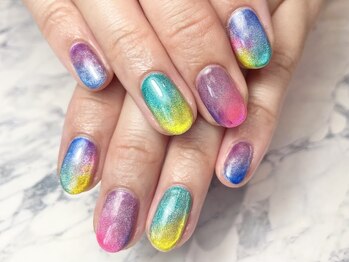 ヘアーアンドネイル ルシア(Hair&Nail Lucia)/トロピカル!マグネットネイル!
