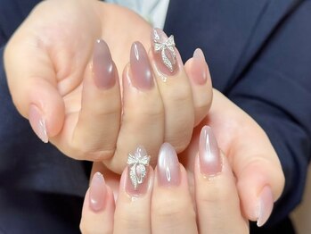 ウサギネイル 新大久保店(usagi nail)/マグネットフレンチ