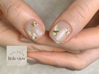 リトルビュー(little view)の写真/【初回オフ無料】可愛いも綺麗も両立♪シンプル/オフィス/ニュアンスで垢抜け◎大人トレンドネイル¥5980～