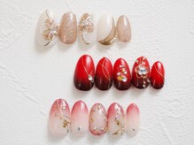 カイヤナイト(Nail Salon Kyanite)/お正月デザイン♪
