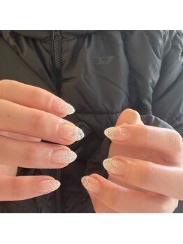 ホワイトネイル 甲府昭和店(WHITE NAIL)/ラメグラデーション