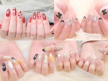 NICENAIL/ジェルネイル/パラジェル/フィルイン/マグネット/サニーサイドモール小倉店/持ち込みデザインコース