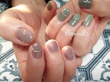 ケイアイエムネイル(KIM nail)/ちぐはぐ×もふもふマット