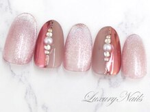 ラグジュアリーネイルズ アカバネ(Luxury Nails Akabane)/キラキラ*ミラー＆マグ