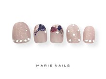 マリー ネイルズ いわきラトブ店(MARIE NAILS)/定額6600円税込 フラワー0217d