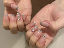 ノラネイル ウメダ(NORA nail UMEDA)/ガラスフレンチ