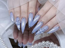 モカ 心斎橋(moca by Lee)/【Nanako】ブルークロムネイル