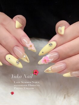 ユカネイル(Yuka Nail)/南国♪ハイビスカスネイル★