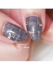 パラジェル手書きジーンズネイル