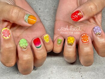エアネイル(eA NAIL)/セレクト/フルーツネイル/¥12100