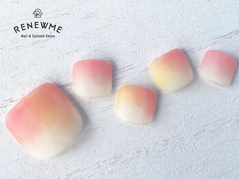 レニューム 祖師ヶ谷大蔵店(RENEWME)の写真/フットケア＆フットネイルで自爪から美しく♪フット＆ネイル同時施術も可能☆人気のマグネットは8800円◎