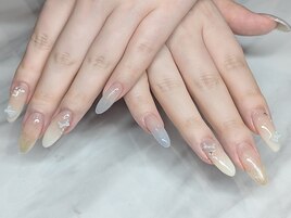ラメ×リボン