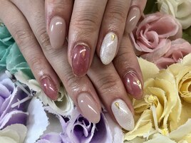 【小川】透け感秋ネイル★