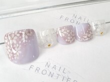 ネイルフロンティア 吉祥寺(NAIL FRONTIER)/春はあけぼのフット11980円