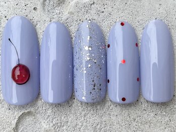 フリークネイル(FREAK Nail)/ドットさくらんぼラメ ¥8500