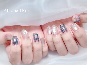 チェックネイル