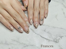 ラメ＆ストーン